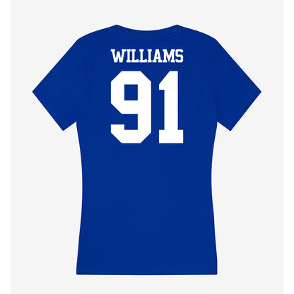 Kentucky - NCAA Football : Jaden Williams - Women's V-Neck T-Shirt-1