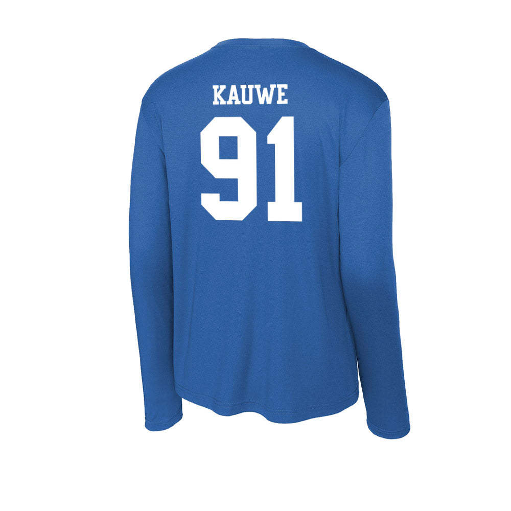 Kentucky - NCAA Football : Jacob Kauwe - Activewear Long Sleeve T-Shirt-1