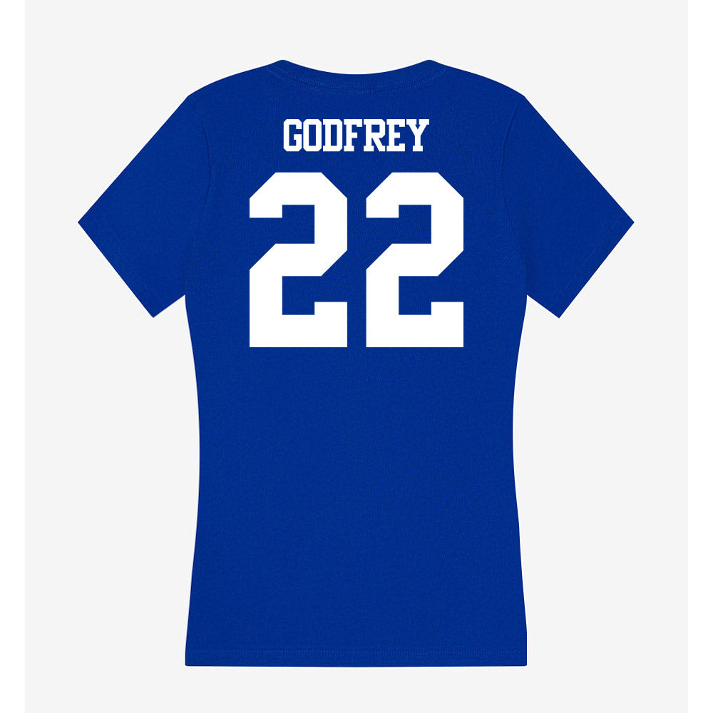 Kentucky - NCAA Football : Grant Godfrey - Women's V-Neck T-Shirt-1