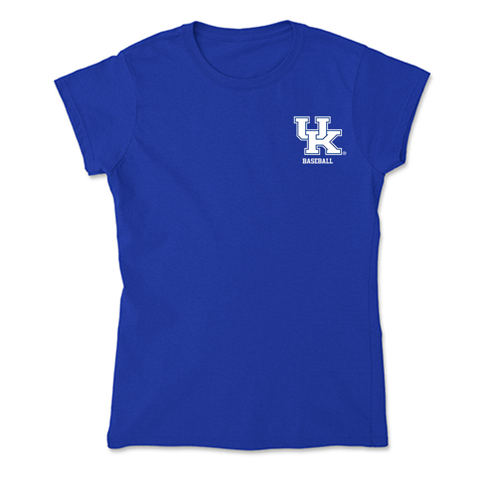 Kentucky - NCAA Baseball : Jackson Soucie - Soft Style Women’s T-Shirt-0