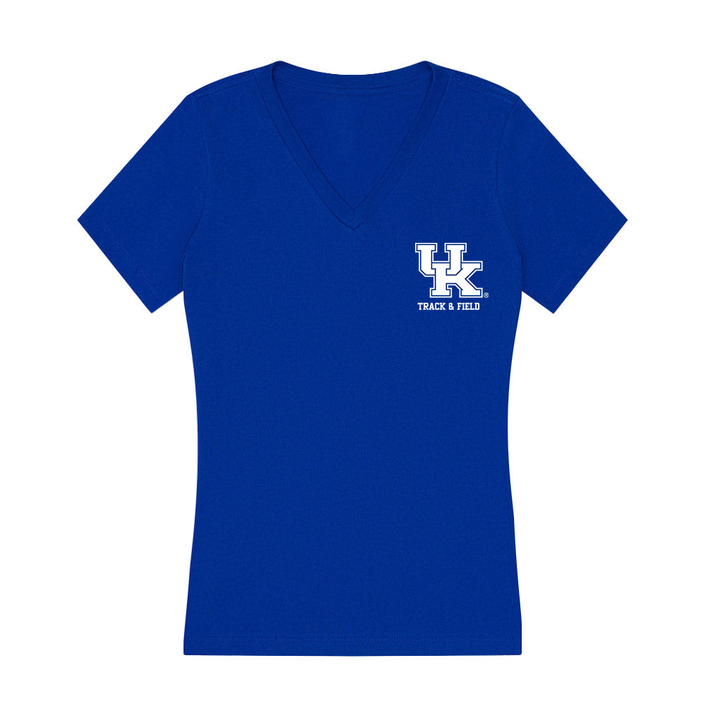 Kentucky - NCAA Men's Track & Field : Brayden Jackson - Women's V-Neck T-Shirt-0