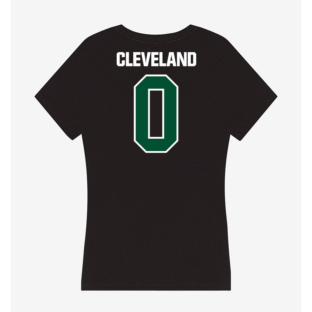 Miami - NCAA Men's Basketball : Matthew Cleveland - Women's V-Neck T-Shirt-1