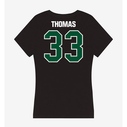 Miami - NCAA Football : Nick Thomas - Women's V-Neck T-Shirt-1