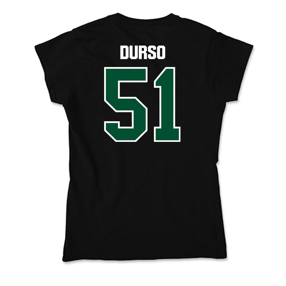 Miami - NCAA Baseball : Jack Durso - Soft Style Women’s T-Shirt-1