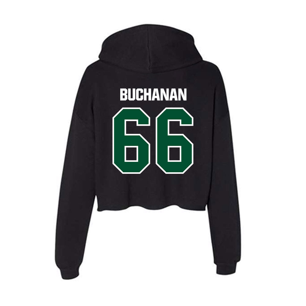 Miami - NCAA Football : Max Buchanan - Women's Crop Fleece Hoodie-1