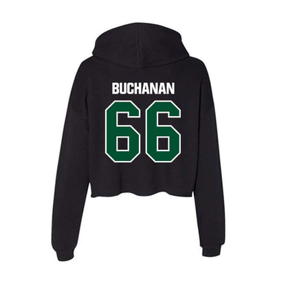 Miami - NCAA Football : Max Buchanan - Women's Crop Fleece Hoodie-1