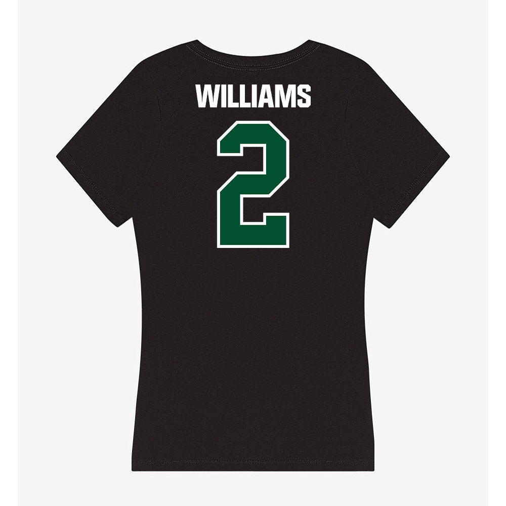 Miami - NCAA Baseball : Derek Williams - Women's V-Neck T-Shirt-1