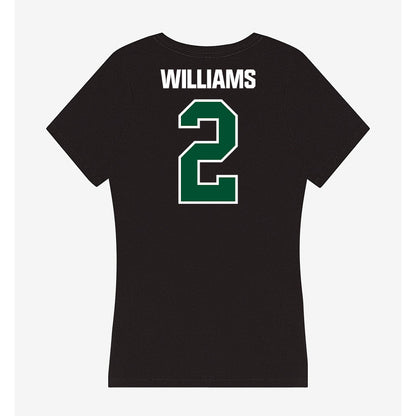 Miami - NCAA Baseball : Derek Williams - Women's V-Neck T-Shirt-1