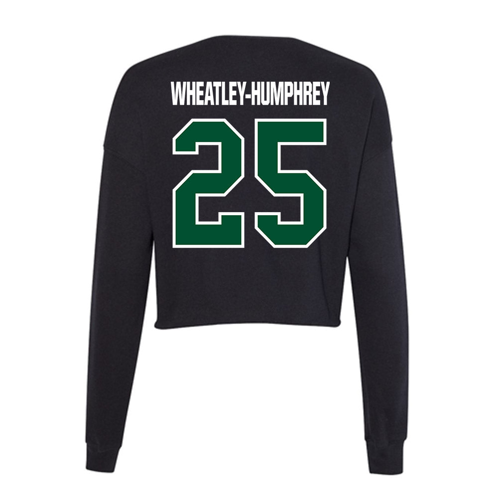 Miami - NCAA Football : Chris Wheatley-Humphrey - Women's Cropped Crew Fleece-1