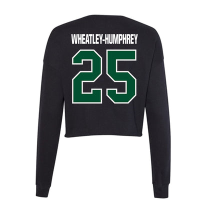 Miami - NCAA Football : Chris Wheatley-Humphrey - Women's Cropped Crew Fleece-1