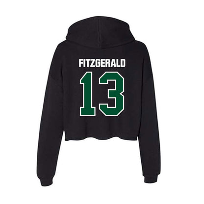 Miami - NCAA Football : Bryce Fitzgerald - Women's Crop Fleece Hoodie-1
