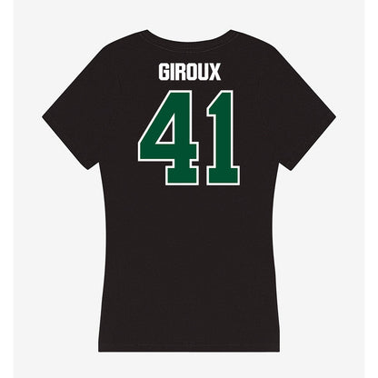 Miami - NCAA Baseball : Alexander Giroux - Women's V-Neck T-Shirt-1