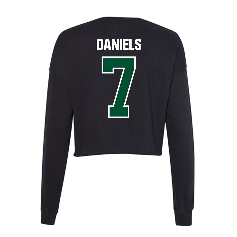 Miami - NCAA Football : CJ Daniels - Women's Cropped Crew Fleece-1