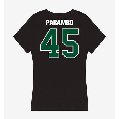 Miami - NCAA Football : Luke Parambo - Women's V-Neck T-Shirt-1