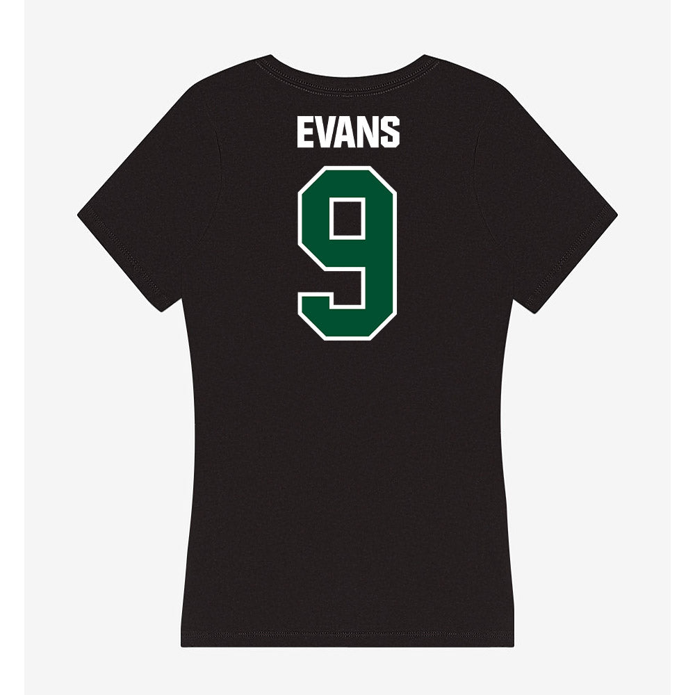 Miami - NCAA Baseball : Rob Evans - Women's V-Neck T-Shirt-1