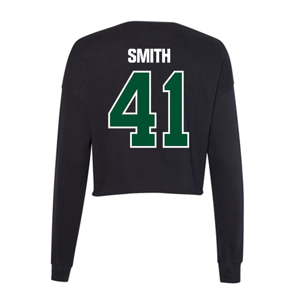 Miami - NCAA Football : Chase Smith - Women's Cropped Crew Fleece-1