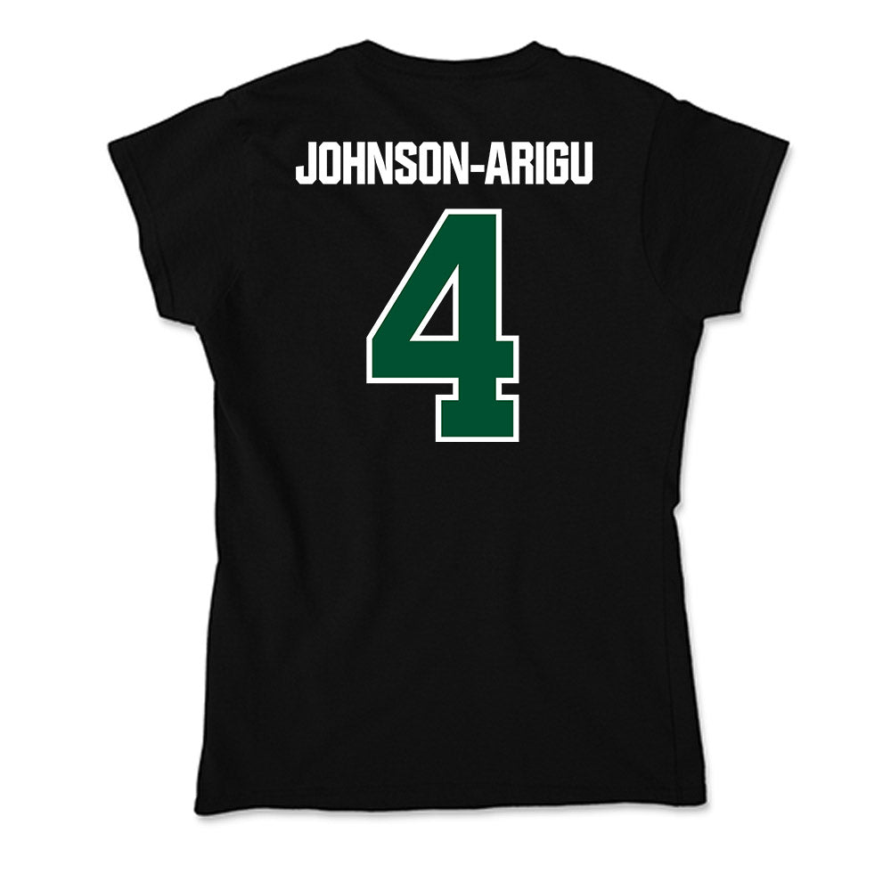 Miami - NCAA Men's Basketball : Isaiah Johnson-Arigu - Soft Style Women’s T-Shirt-1