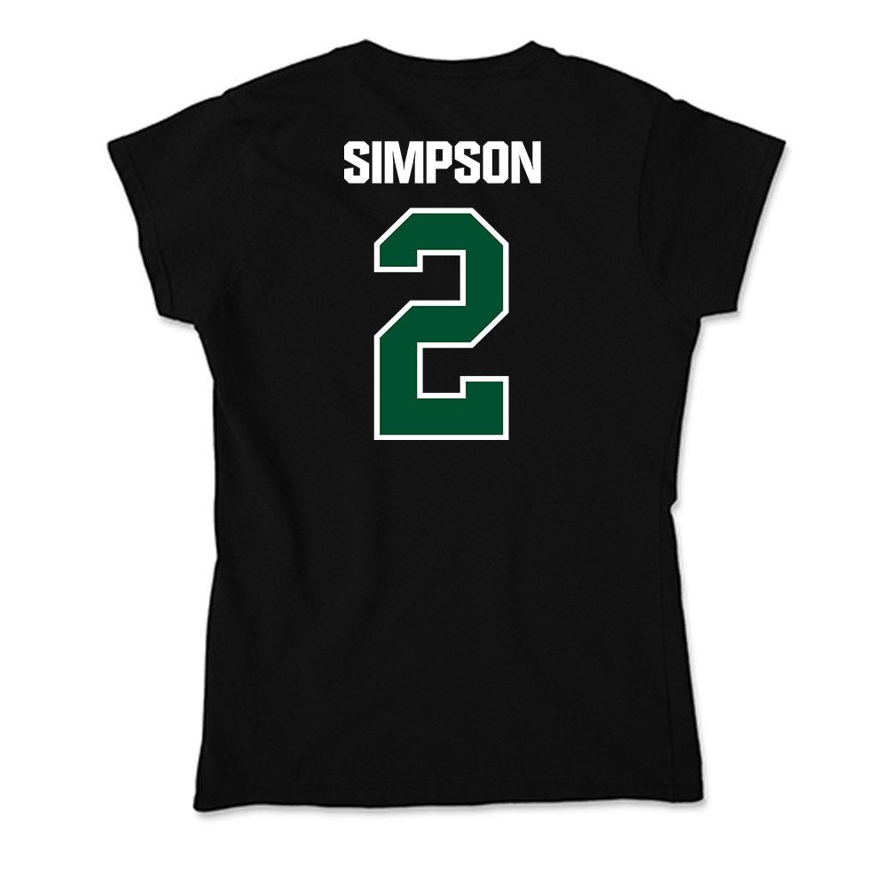 Miami - NCAA Women's Soccer : Emilie Simpson - Soft Style Women’s T-Shirt-1