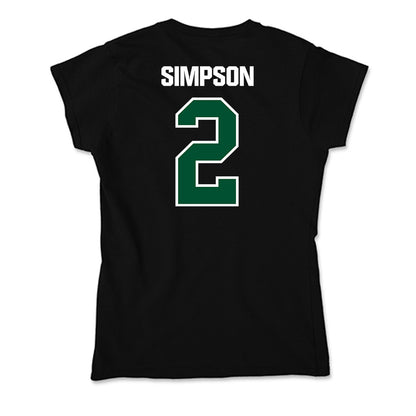 Miami - NCAA Women's Soccer : Emilie Simpson - Soft Style Women’s T-Shirt-1