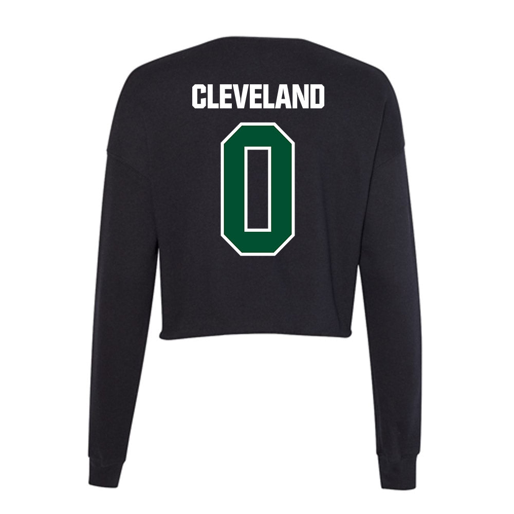Miami - NCAA Men's Basketball : Matthew Cleveland - Women's Cropped Crew Fleece-1