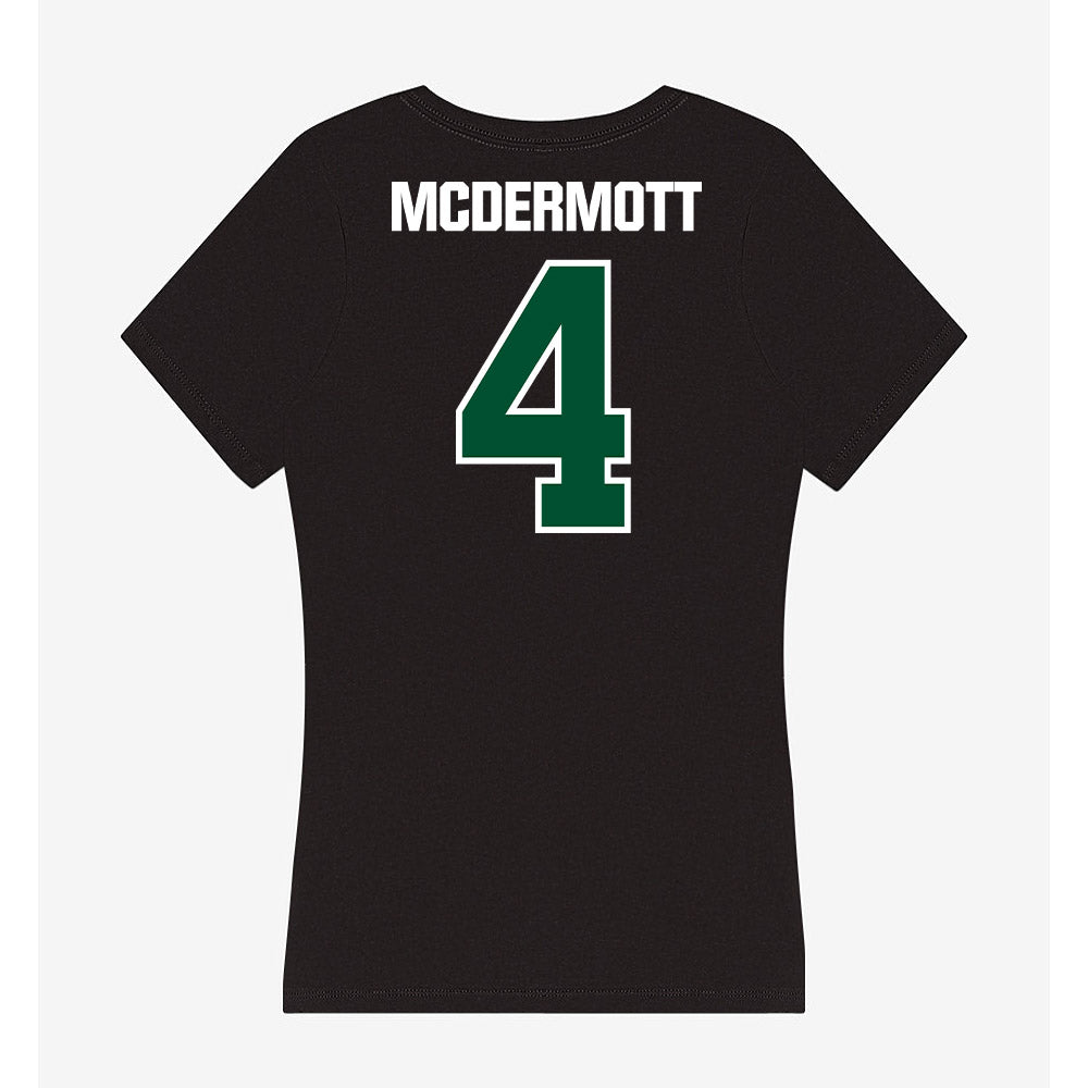 Miami - Women's Volleyball Alumni : Brooke McDermott - Women's V-Neck T-Shirt-1