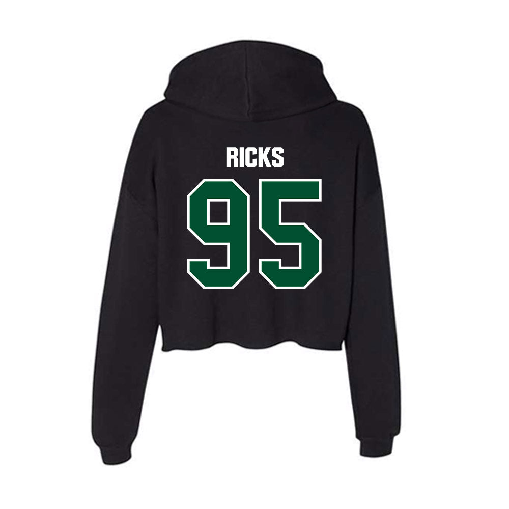 Miami - NCAA Football : Cooper Ricks - Women's Crop Fleece Hoodie-1