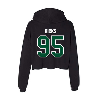 Miami - NCAA Football : Cooper Ricks - Women's Crop Fleece Hoodie-1