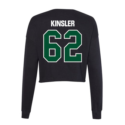 Miami - NCAA Football : Tommy Kinsler - Women's Cropped Crew Fleece-1