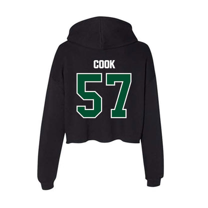 Miami - NCAA Football : Marley Cook - Women's Crop Fleece Hoodie-1