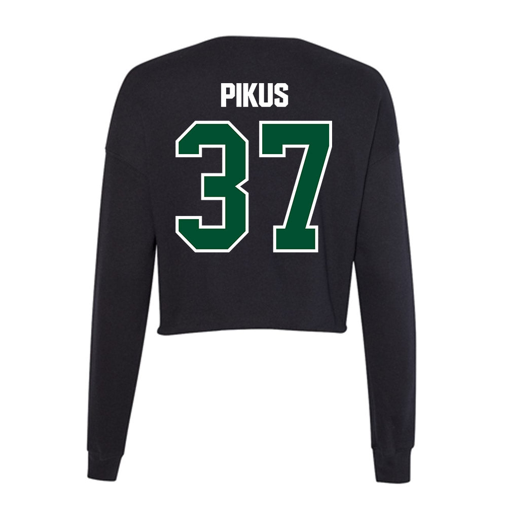 Miami - NCAA Football : Henry Pikus - Women's Cropped Crew Fleece-1