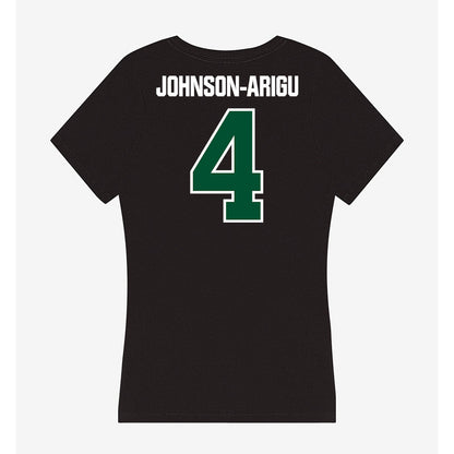 Miami - NCAA Men's Basketball : Isaiah Johnson-Arigu - Women's V-Neck T-Shirt-1
