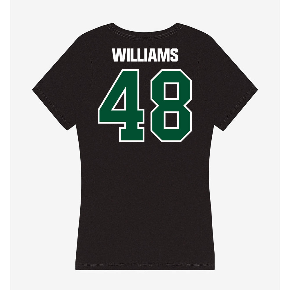 Miami - NCAA Football : Andres Williams - Women's V-Neck T-Shirt-1