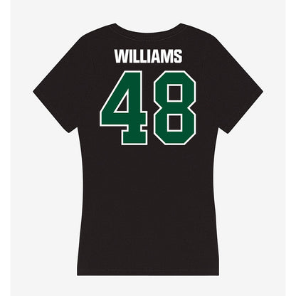 Miami - NCAA Football : Andres Williams - Women's V-Neck T-Shirt-1