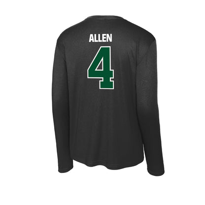 Miami - NCAA Men's Basketball : Marcus Allen - Activewear Long Sleeve T-Shirt-1