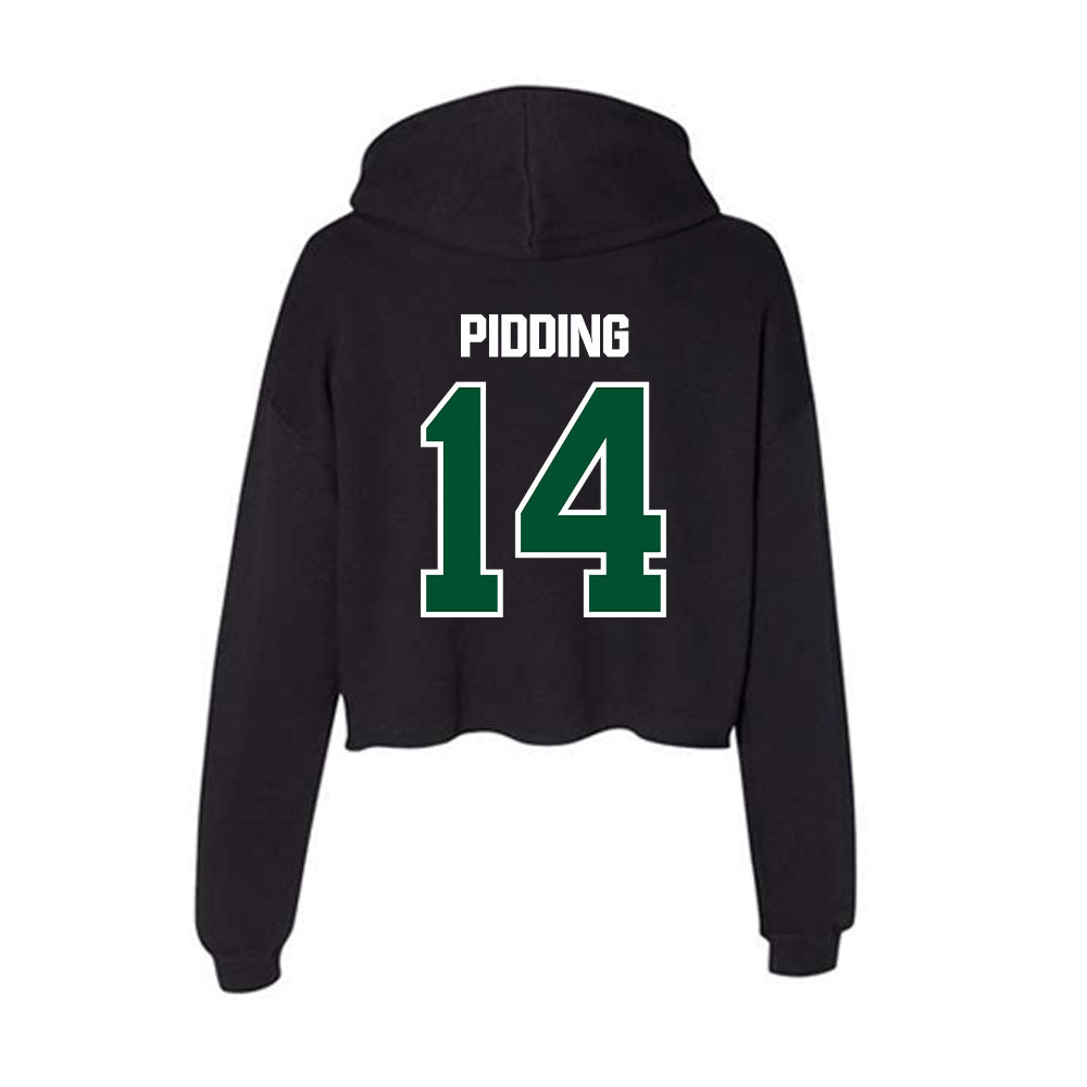 Miami - NCAA Women's Soccer : Emma Pidding - Women's Crop Fleece Hoodie-1