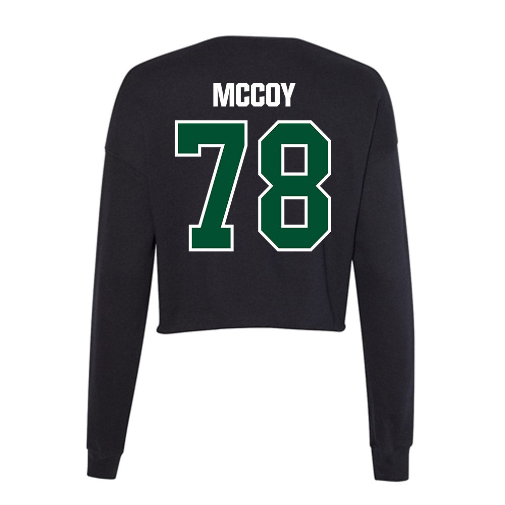 Miami - NCAA Football : Matthew McCoy - Women's Cropped Crew Fleece-1