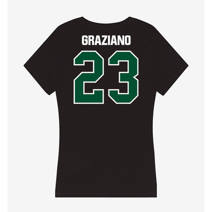 Miami - NCAA Women's Soccer : Faith Graziano - Women's V-Neck T-Shirt-1