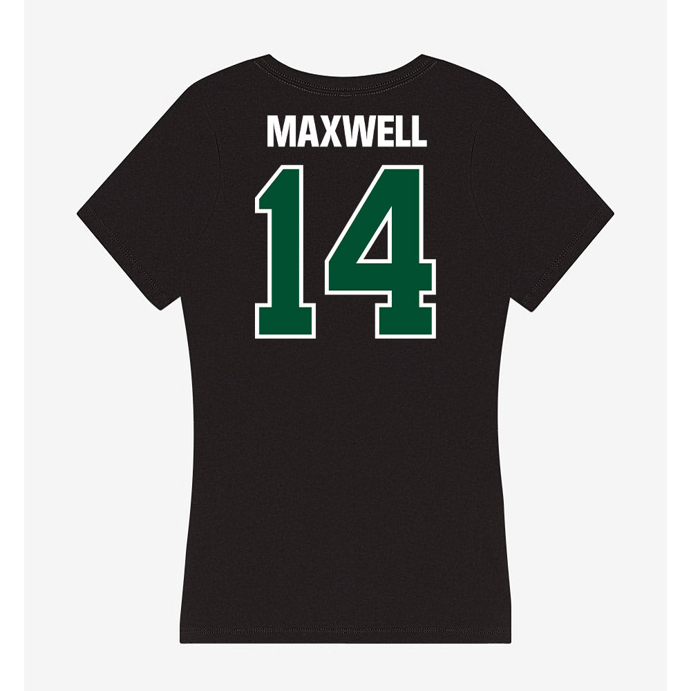 Miami - NCAA Women's Soccer : Taylor Maxwell - Women's V-Neck T-Shirt-1
