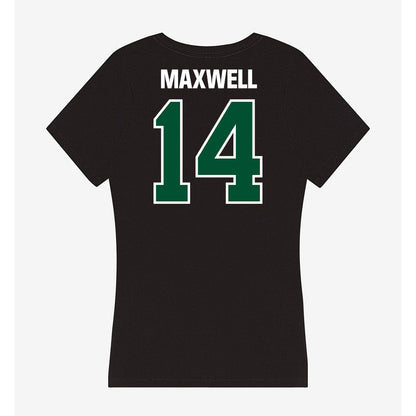 Miami - NCAA Women's Soccer : Taylor Maxwell - Women's V-Neck T-Shirt-1