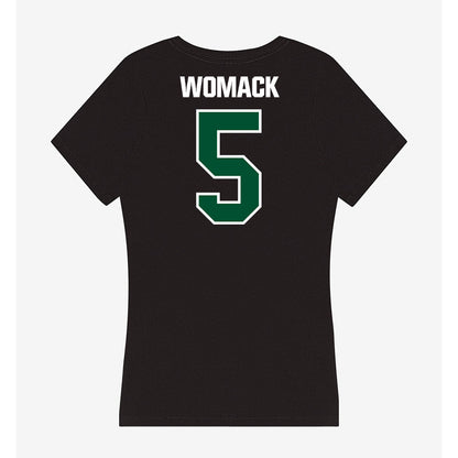 Miami - NCAA Women's Soccer : Jordyn Womack - Women's V-Neck T-Shirt-1