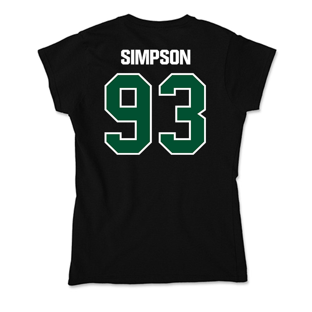 Miami - NCAA Football : Donta Simpson - Soft Style Women’s T-Shirt-1