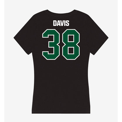 Miami - NCAA Football : Carter Davis - Women's V-Neck T-Shirt-1