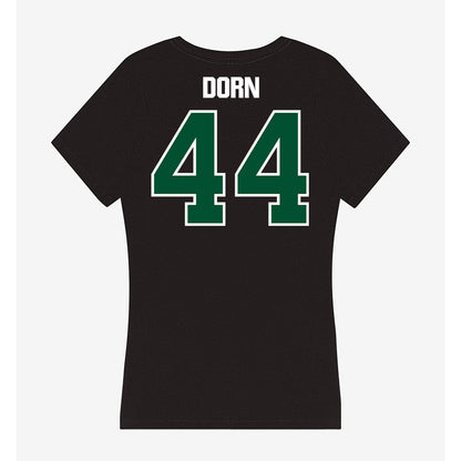 Miami - NCAA Baseball : Jake Dorn - Women's V-Neck T-Shirt-1