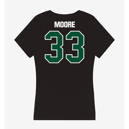 Miami - NCAA Women's Soccer : Hanna Moore - Women's V-Neck T-Shirt-1