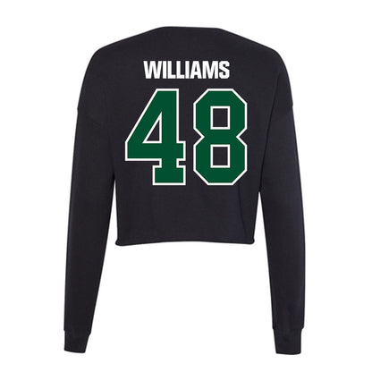 Miami - NCAA Football : Andres Williams - Women's Cropped Crew Fleece-1