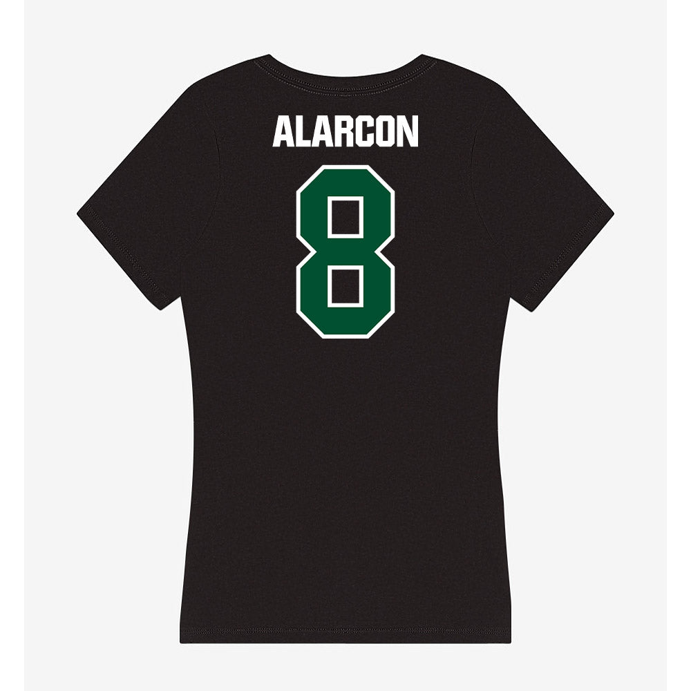 Miami - NCAA Women's Soccer : Ciara Alarcon - Women's V-Neck T-Shirt-1