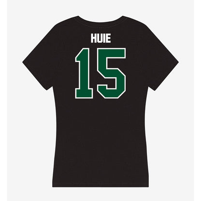 Miami - NCAA Men's Basketball : Kiree Huie - Women's V-Neck T-Shirt-1