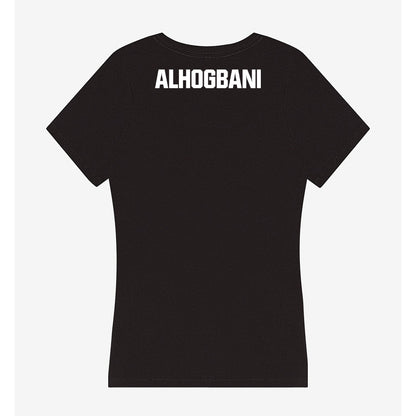 Miami - NCAA Men's Tennis : Saud Alhogbani - Women's V-Neck T-Shirt-1