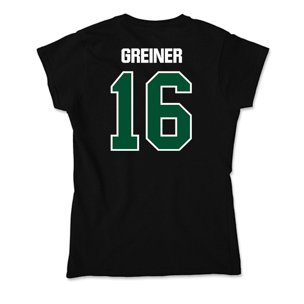 Miami - NCAA Women's Soccer : Sarah Greiner - Soft Style Women’s T-Shirt-1