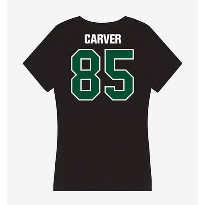 Miami - NCAA Football : Jackson Carver - Women's V-Neck T-Shirt-1
